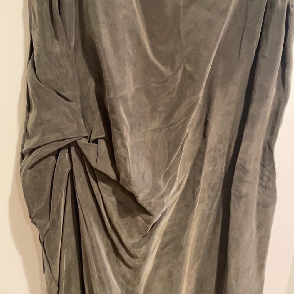 Objects Without Meaning Olive Twisted Lounge Dress - image 8